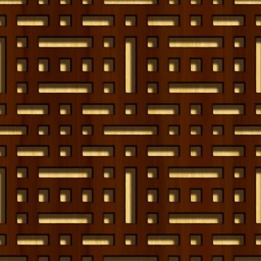 Ahşap arka planda ahşap kafes. Kusursuz desen..