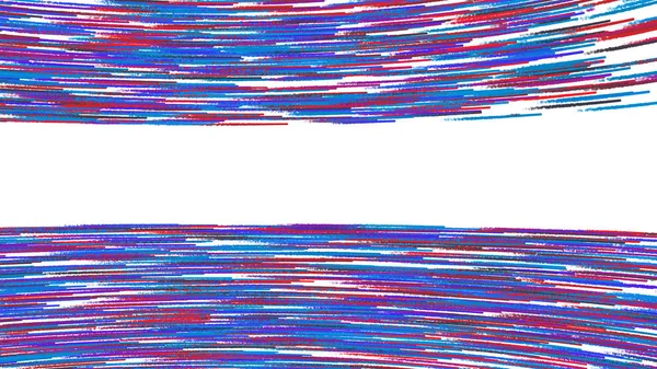 抽象的な白い縞模様の背景 運動粒子 デジタルのカラフルなイラスト — ストック写真