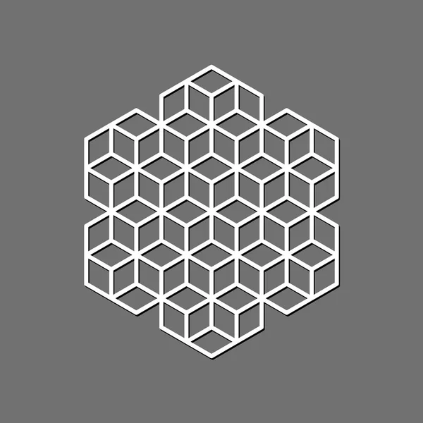Ornement Géométrique Abstrait Modèle Pour Découpe Laser Illustration Vectorielle — Image vectorielle