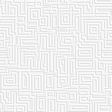 Soyut Beyaz labirent arka plan. Seamless modeli.