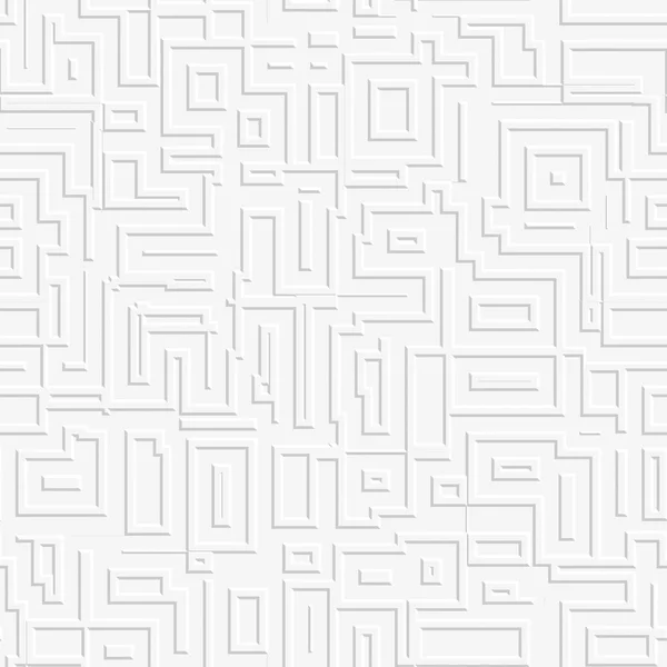抽象白色迷宫背景 无缝模式 — 图库照片