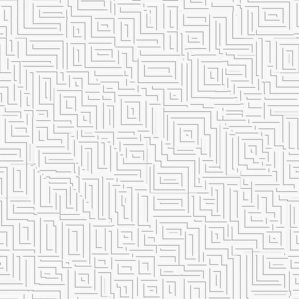 Absztrakt Fehér Labirintus Háttér Varrat Nélküli Mintát — Stock Fotó