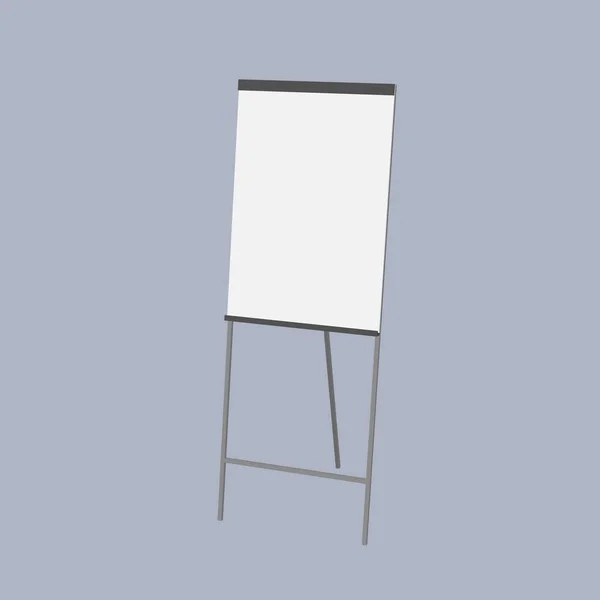 Lege Flip Overbord Noteren Vectorillustratie — Stockvector