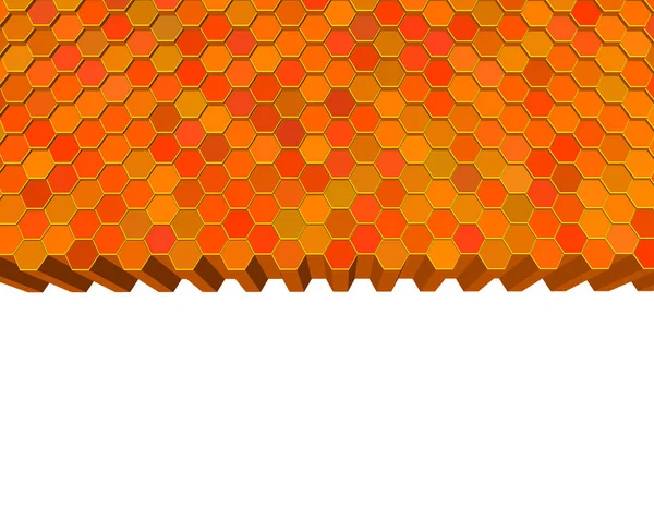 Fondo Hexagonal Abstracto Ilustración Colorida Vectorial Estilo Tecnología Futurista — Vector de stock