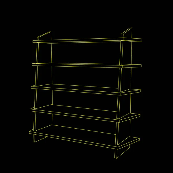 Escaparate Vacío Ilustración Del Esquema Vectorial — Archivo Imágenes Vectoriales