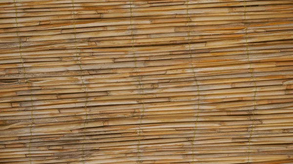 Parede Bambu Fundo Decorativo — Fotografia de Stock