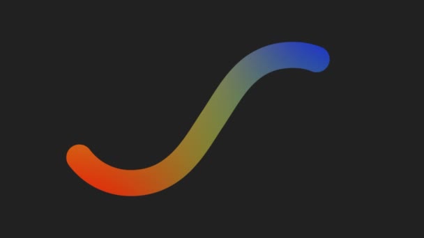 Moving Infinity Sign Seamless Loop Animation — Stock Video