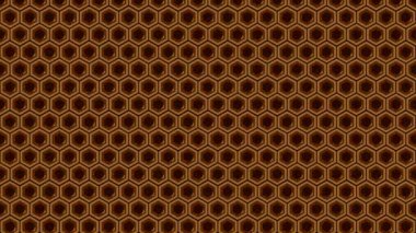 Soyut hareket altıgen arka plan. Sorunsuz döngü animasyonu.