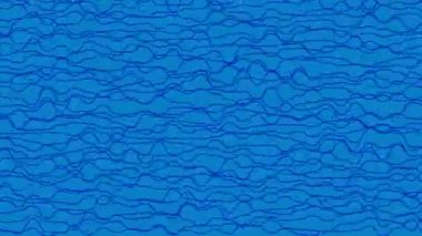 Hareketli dalgalar arka planı çizgiler. Soyut animasyon.