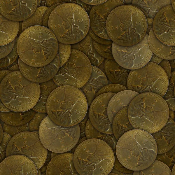 Тло Монет Безшовні Візерунки Старого Герцога — стокове фото