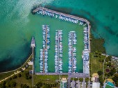 Balatonkenese, Magyarország - Kenese Marina Port felülről