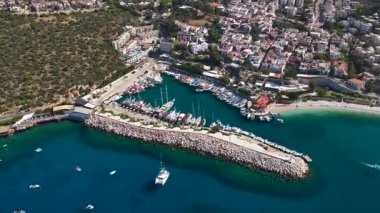 4K deniz manzaralı deniz manzaralı deniz manzaralı tatil kasabası..