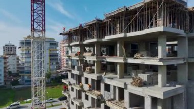 Drone filmi özel yaşam tarzı konut projesini yakaladı.