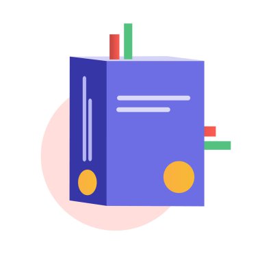 Basit vektör çalışma kitabı simgesini