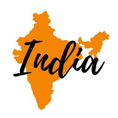 Hindistan Haritası çizgi film 