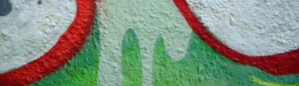 Вуличне Мистецтво Абстрактне Зображення Тла Фрагмента Кольорового Графіті Хромованих Червоних — стокове фото