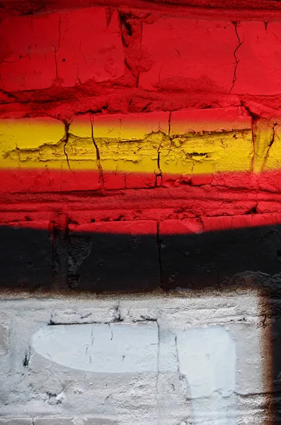Уличное Искусство Абстрактное Фоновое Изображение Цветной Картины Хромированных Красных Тонах — стоковое фото
