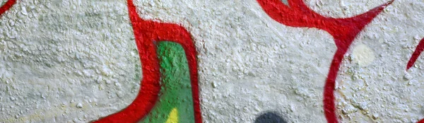 Sztuka Ulicy Tło Obrazu Fragment Kolorowe Graffiti Obraz Odcieniach Chrome — Zdjęcie stockowe