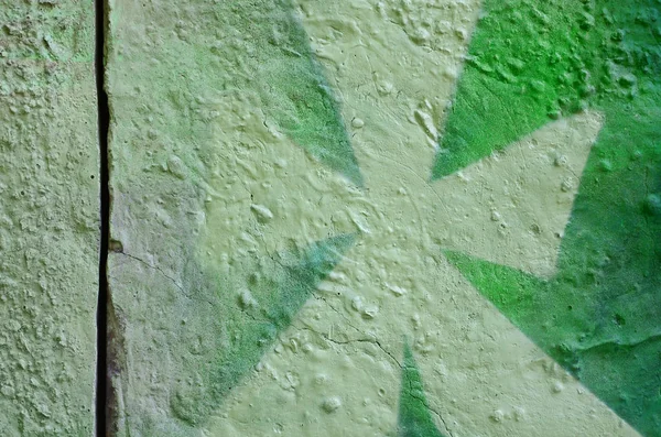 Pouliční Umění Obraz Abstraktní Pozadí Fragment Malby Barevné Graffiti Khaki — Stock fotografie