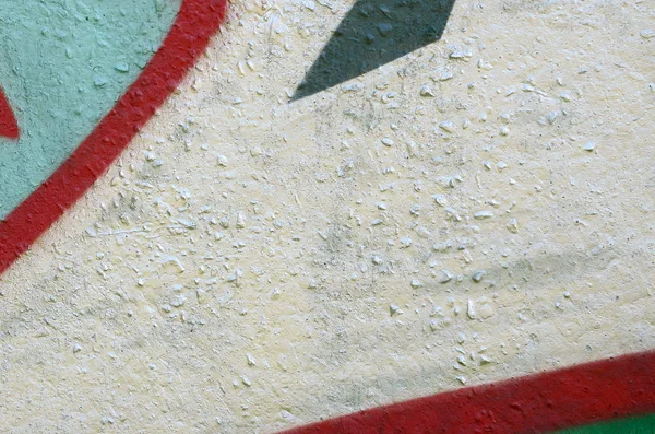 Sztuka Ulicy Tło Obrazu Fragment Kolorowe Graffiti Obraz Odcieniach Chrome — Zdjęcie stockowe