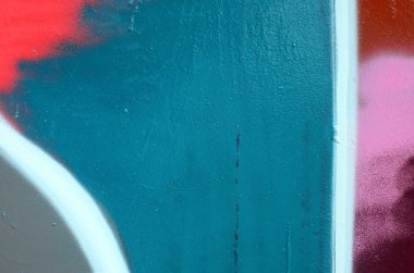 Sokak sanatı. Moda renkler renkli grafiti resimde bir arka plan görüntüsü.