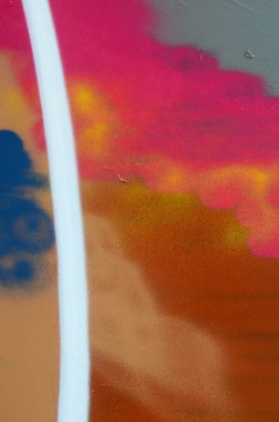 Sokak sanatı. Moda renkler renkli grafiti resimde bir arka plan görüntüsü.