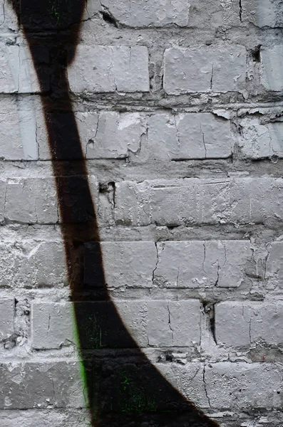 Pouliční Umění Obraz Abstraktní Pozadí Fragment Malby Barevné Graffiti Chrome — Stock fotografie
