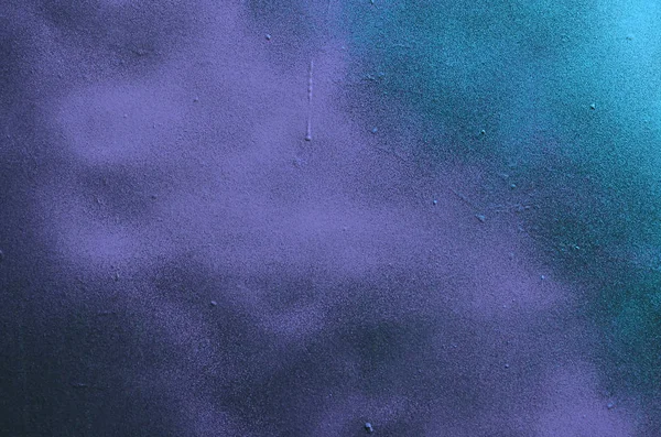 Gatukonst Abstrakt Bakgrundsbild Ett Fragment Färgad Graffitimålning Kosmisk Blå Och — Stockfoto