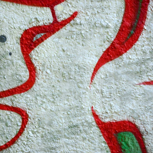 Arte Callejero Imagen Fondo Abstracta Fragmento Una Pintura Graffiti Color — Foto de Stock