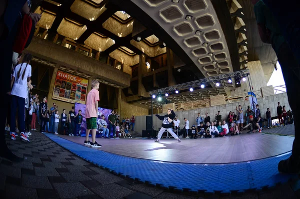 Kharkiv Ukraine May 2018 Dance Battle Festival Street Cultures Break — Stock Photo, Image