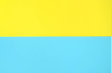 Doku arka planını moda pastel renkler. Sarı ve mavi geometrik desen kağıtları. en az soyut.