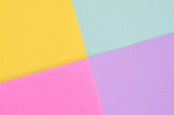 Textura Fondo Colores Pastel Moda Papeles Geométricos Rosa Violeta Amarillo —  Fotos de Stock
