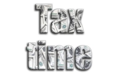 Vergi zamanı. Yazıt gösteriyor bize para bir sürü fotoğraf bir dokusu vardır.