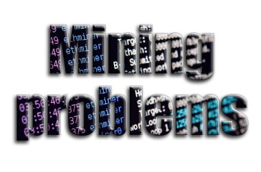 Araştırma sorunları. Yazıt cryptocurrency araştırma yazılım ekran gösteriyor fotoğrafçılığın bir dokusu vardır.