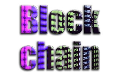 Blok zinciri. Yazıt cryptocurrency araştırma yazılım ekran gösteriyor fotoğrafçılığın bir dokusu vardır.