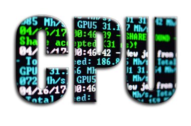 CPU. Yazıt cryptocurrency araştırma yazılım ekran gösteriyor fotoğrafçılığın bir dokusu vardır.