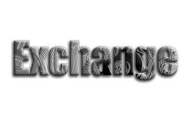 Exchange. Yazıt birkaç gümüş bitcoins tasvir fotoğrafçılığın bir dokusu vardır.