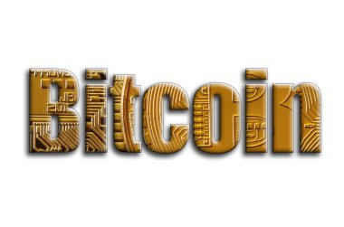 Bitcoin. Yazıt birkaç bitcoins tasvir fotoğrafçılığın bir dokusu vardır.