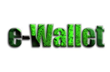 e-cüzdan. Yazıt birkaç bitcoins doları faturalarında gösterilen fotoğrafçılığın bir dokusu vardır.