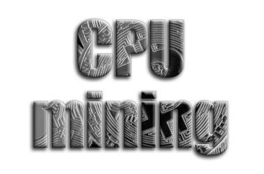 CPU incelemesi. Yazıt birkaç gümüş bitcoins tasvir fotoğrafçılığın bir dokusu vardır.