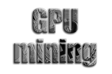 GPU incelemesi. Yazıt birkaç gümüş bitcoins tasvir fotoğrafçılığın bir dokusu vardır.