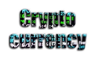 Kripto para birimi. Yazıt cryptocurrency araştırma yazılım ekran gösteriyor fotoğrafçılığın bir dokusu vardır.