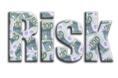 Risk. Yazıt fotoğrafçılığın bir sürü 100 euro para fatura tasvir bir dokusu vardır.