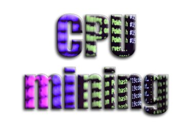 CPU incelemesi. Yazıt cryptocurrency araştırma yazılım ekran gösteriyor fotoğrafçılığın bir dokusu vardır.