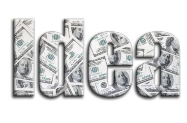 Fikir. Yazıt gösteriyor bize para bir sürü fotoğraf bir dokusu vardır.