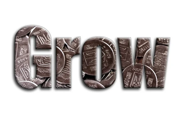 Büyümek. Yazıt Ukrayna paraları bir sürü tasvir fotoğrafçılığın bir dokusu vardır.