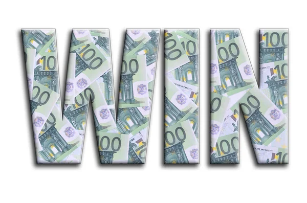 Kazanmak. Yazıt fotoğrafçılığın bir sürü 100 euro para fatura tasvir bir dokusu vardır.