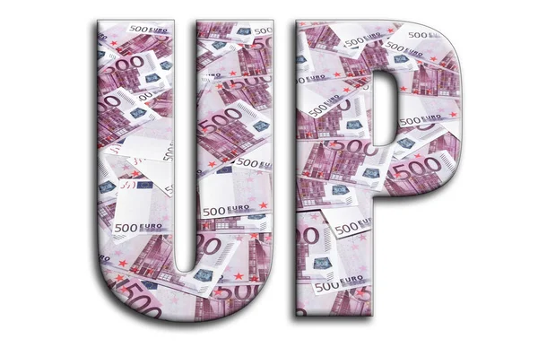 Yukarı. Yazıt fotoğrafçılığın bir sürü 500 euro para fatura tasvir bir dokusu vardır.