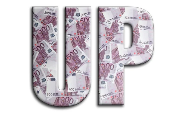 Yukarı. Yazıt fotoğrafçılığın bir sürü 500 euro para fatura tasvir bir dokusu vardır.