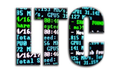 LTC. Yazıt cryptocurrency araştırma yazılım ekran gösteriyor fotoğrafçılığın bir dokusu vardır.